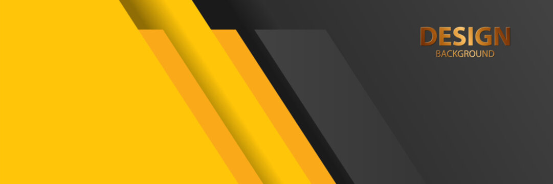 Abstract yellow-gray diagonal design background