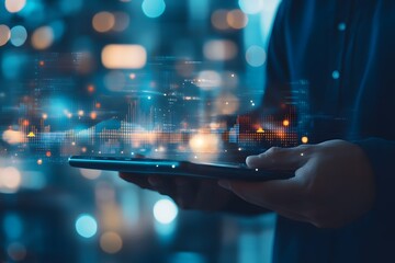 Data analysis on digital tablet