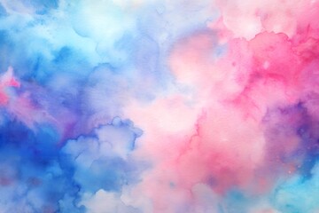 abstract watercolor background with clouds