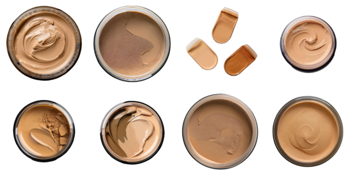 Various Shades of Foundation Makeup