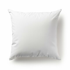 Stylish throw pillow cutout on a crisp white backdrop, perfect for cozy living spaces.