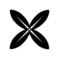 Abstract Floral Geometric Design