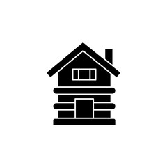 Forest Hut glyph icon