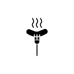 Hot Dog glyph icon