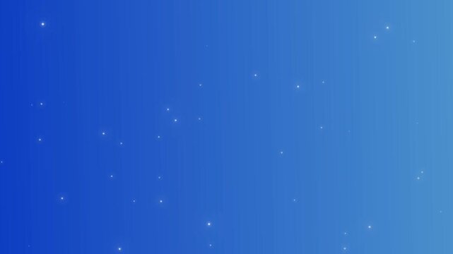 Bright sky blue background with twinkling stars animation 4k backdrop