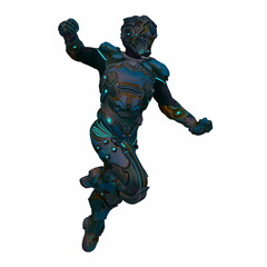 サイバーマン　3DCGレンダリング