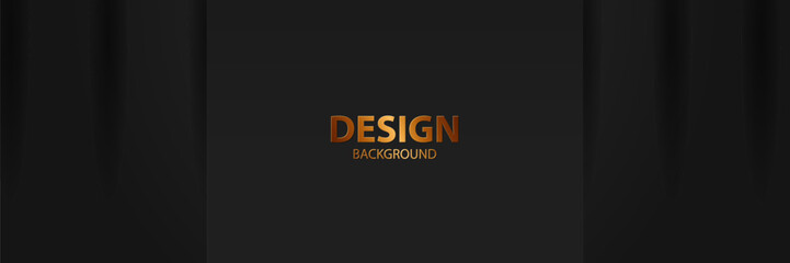 Obraz premium Dark bronze design background; vertical lines; website template