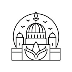 Pentecost concept vector illustration