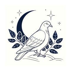 Pentecost concept vector illustration