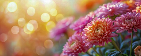 Colorful modern floral illustration pattern featuring vibrant flowers creating an abstract background wallpaper perfect for Valentine's Day celebrations.