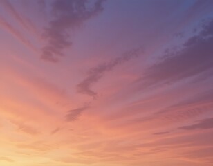 Obraz premium Stunning Pastel Sunset Sky Landscape Photography