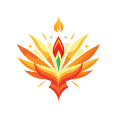 Pentecost concept vector illustration