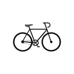 Obraz premium Bike Icon Vector Illustration – Cartoon, Clipart & Line Art Design on White Background, High-quality bike icon vector illustration in cartoon, clipart, and line art styles on a white background.