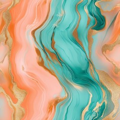 Abstract fluid art with swirling patterns, seamless repeating pattern