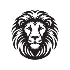 Obraz premium Lion Silhouette Vector Illustration