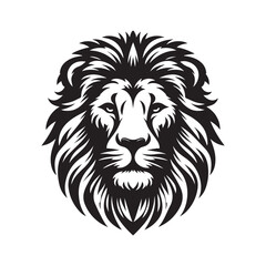 Fototapeta premium Lion Silhouette Vector Illustration
