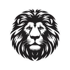 Obraz premium Lion Silhouette Vector Illustration