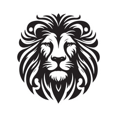 Fototapeta premium Lion Silhouette Vector Illustration