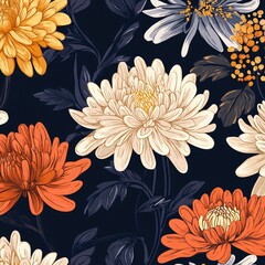 Professional Wildflower Floral Seamless Pattern for Various Design Projects