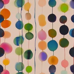 abstract background with circles, seamless pattern