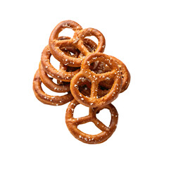 pretzels isolated on white