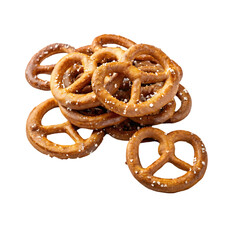 pretzels isolated on white