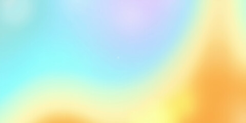 Obraz premium Grainy gradient blending warm orange tones with cool green shades, creating a smooth and textured abstract background with soft transitions and subtle noise 