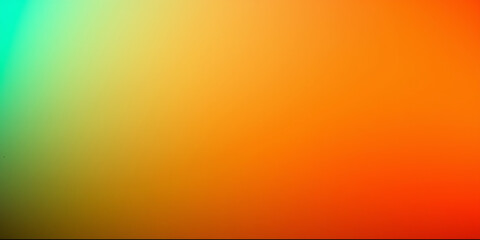 Grainy gradient blending warm orange tones with cool green shades, creating a smooth and textured abstract background with soft transitions and subtle noise 