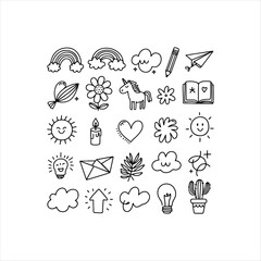 Hand-Drawn Doodle Vectors
