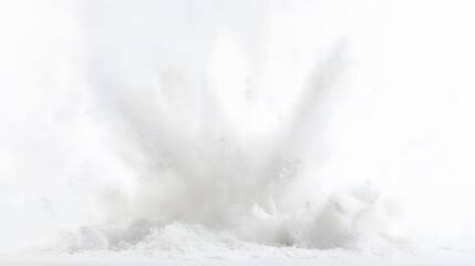 Cloud Formation: A dynamic shot capturing the power and beauty of a cloud, with a perfect white backdrop.