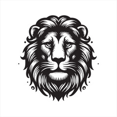 Obraz premium Lion Silhouette for Logo & Branding Design