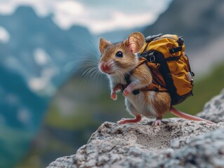 Adventurous Mouse Tiny Mouse With