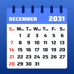 2031 December glows with festive joy, Christmas magic, and winter charm. Celebrate love, traditions, and the beauty of the season.
