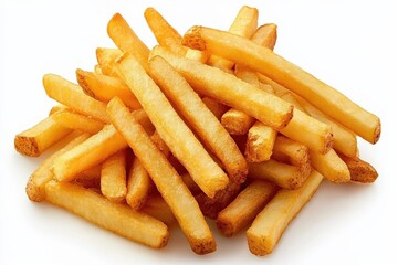 Mouthwatering Golden French Fries: A Heap of Crisp, Delicious, and Irresistible Potato Stick Snacks Perfect for Any Meal or Gathering