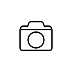 Camera icon logo design. photo camera sign and symbol. photography icon.