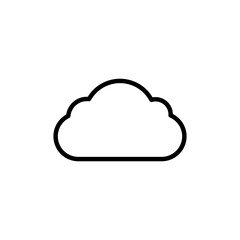 Cloud icon logo design. cloud sign and symbol