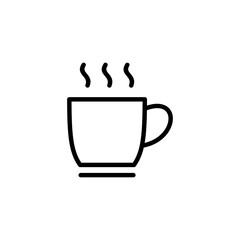 coffee cup icon logo design. cup a coffee sign and symbol