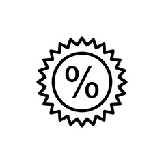 Discount icon logo design. Discount tag sign and symbol