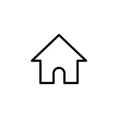 House icon logo design. Home sign and symbol