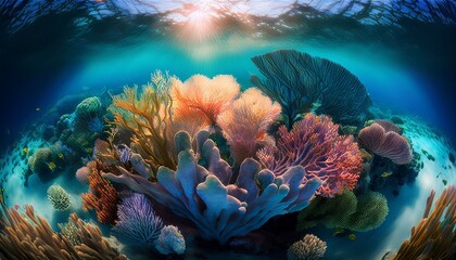 Explore the relationship between coral and climate.  