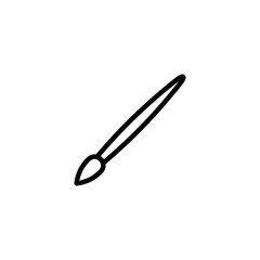 Obraz premium Paint icon logo design. paint brush sign and symbol. paint roller icon vector