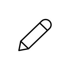 Pencil icon logo design. pen sign and symbol. edit icon vector