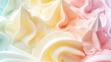 pastel-colored ice cream texture with gentle swirls background