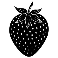 vector illustration of a strawberry