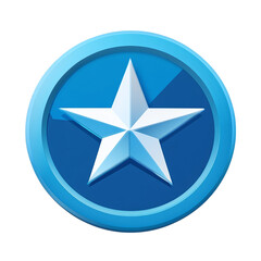 Obraz premium Energy star emblem with verified rating isolated on transparent background