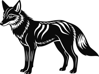 fox isolated on white