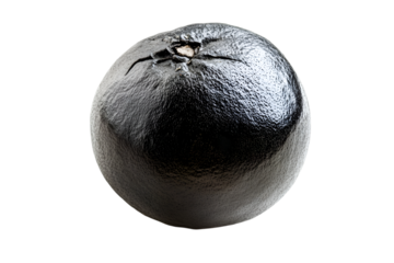 Dark Orb Mysterious Black Fruit Gloomy Still Life