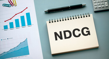 There is notebook with the word NDCG. It is an abbreviation for Normalized Discounted Cumulative...