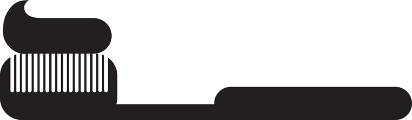 vector illustration of toothbrush