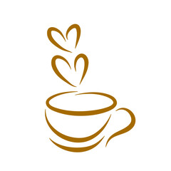 Coffee Cup With Heart
